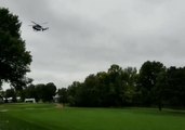 South Dakota Country Club Uses Helicopter to Dry Golf Course Following Heavy Rain