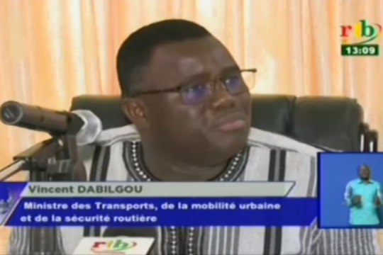 RTB/Le Ministre en charge des transports fais le Bilan des activités