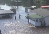 National Guard Rescues Two From Flooded South Carolina Home