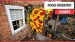 House Almost Destroyed After a Road Sweeper Ploughed into it | SWNS TV