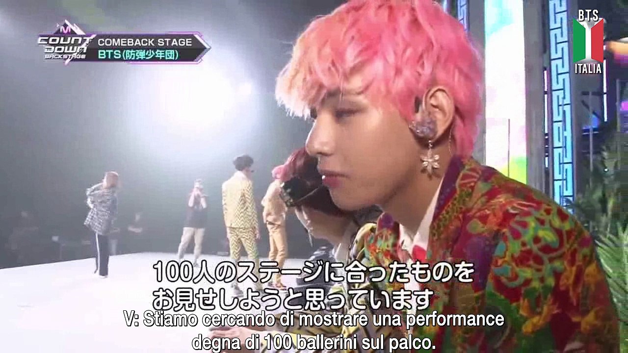 [SUB ITA] 180916  BTS Mnet japan M COUNTDOWN backstage (防弾少年団) (original broadcast 180830)