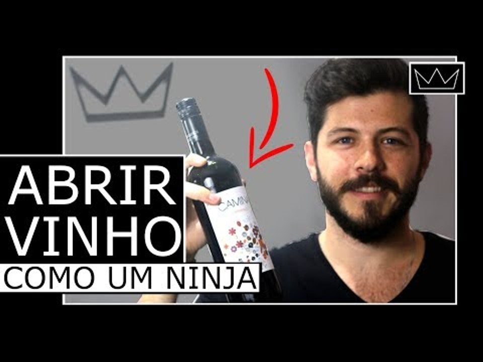 COMO ABRIR VINHO SEM SACA-ROLHA