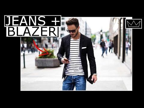JEANS e BLAZER: 6 dicas para acertar na combinação / MODA MASCULINA
