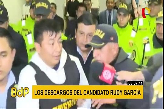 Candidato Rudy García hace sus descargos tras ser vinculado con organización criminal