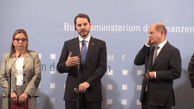 Tekrar - Türkiye - Almanya Ekonomik İlişkileri Toplantısı - Hazine ve Maliye Bakanı Albayrak (2)