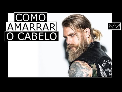 8 maneiras estilosas de amarrar CABELO COMPRIDO MASCULINO