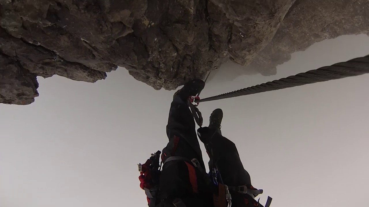 'Luft unter den Sohlen' - ein Geocache im Imster Klettersteig