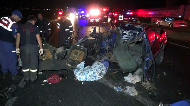 Aksaray-Konya yolunda feci kaza: 2 ölü, 1 bebek kayıp