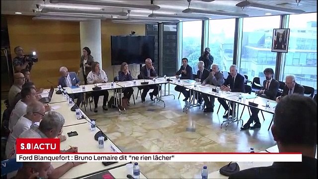 Vers une reprise de Ford Blanquefort ? Bruno Le Maire à Bordeaux