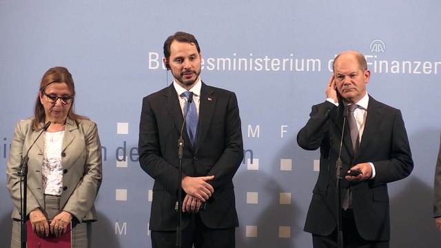 TEKRAR - Türkiye - Almanya ekonomik ilişkileri toplantısı - Hazine ve Maliye Bakanı Albayrak (2) - BERLİN