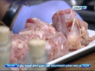 #لقمة_هنية | " شركسية فراخ ، صنية رقبة ديك رومى بالهريسة، شوربة خضار بالكريمة"