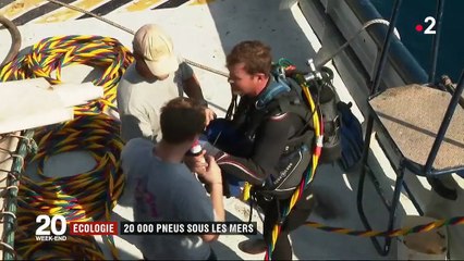 Écologie : 20 000 pneus sous les mers