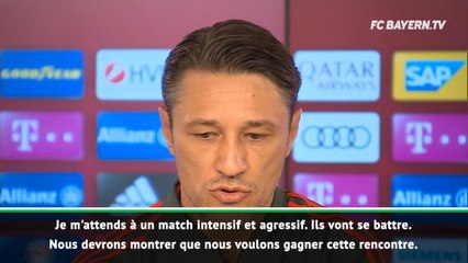 4e j. - Kovac : "Un match intensif et agressif"