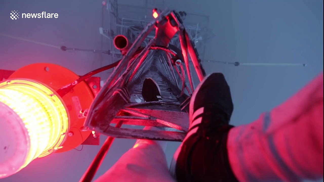 Daredevils scale Aberdeen's Northfield Tower