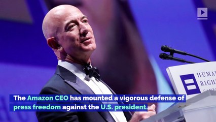 Jeff Bezos Says Trump Should Be Fine With Media Scrutiny