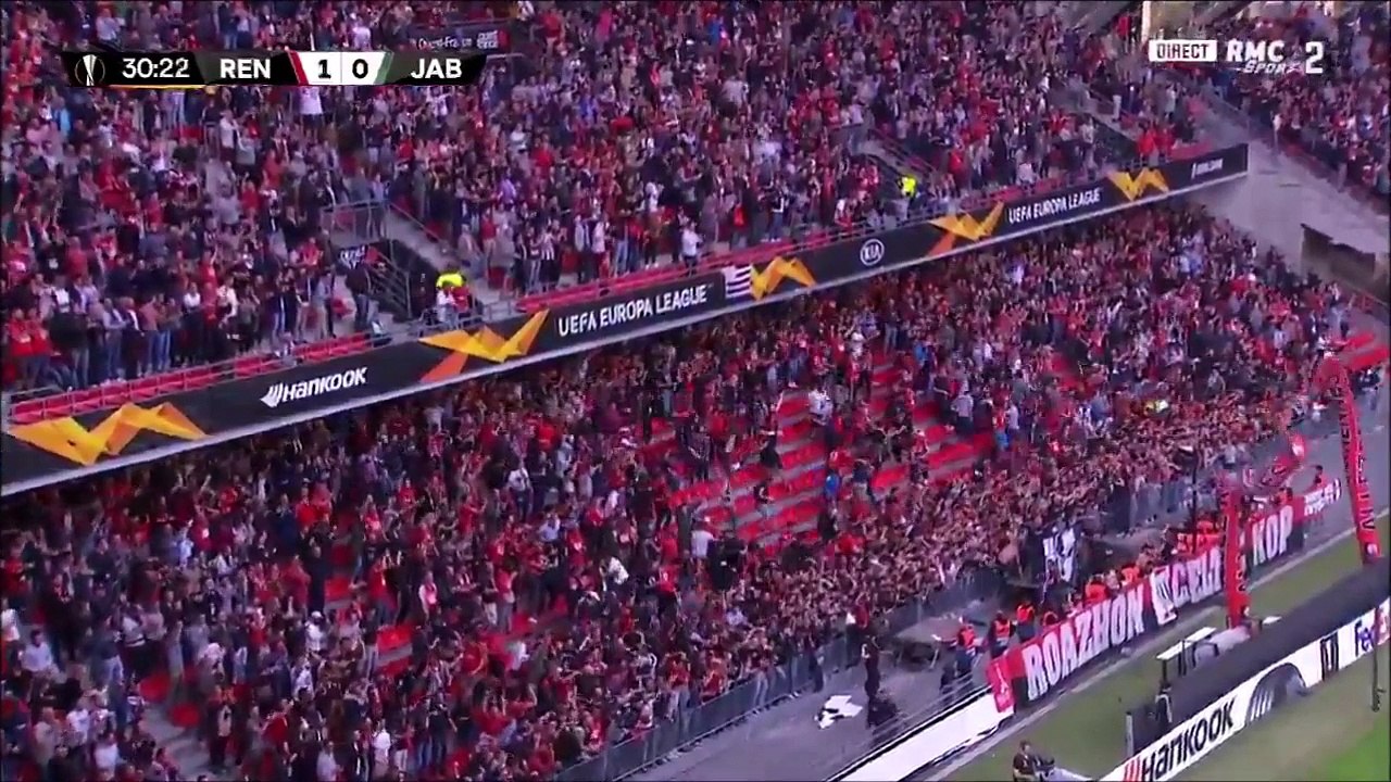 20/09/18 : Ismaïla Sarr (31') : Rennes - Jablonec (2-1)