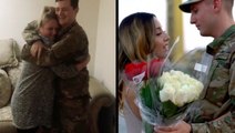 Soldiers Like To Surprise Loved Ones