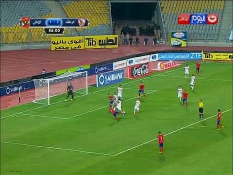 كأس مصر 2016 - قذيفة من قدم وليد سليمان لاعب الاهلي ولكن في دفاع الزمالك .. الاهلي vs الزمالك