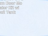 Kegco EB2PSCK5T 2 Faucet Premium Door Mount Kegerator Kit with 5 lb Co2 Tank