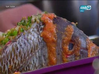 لقمة هنية: طريقة عمل صينية شعور بالبطاطس- سمك دنيس بالكرفس والجنزبيل- شوربة سي فود بالكريمة