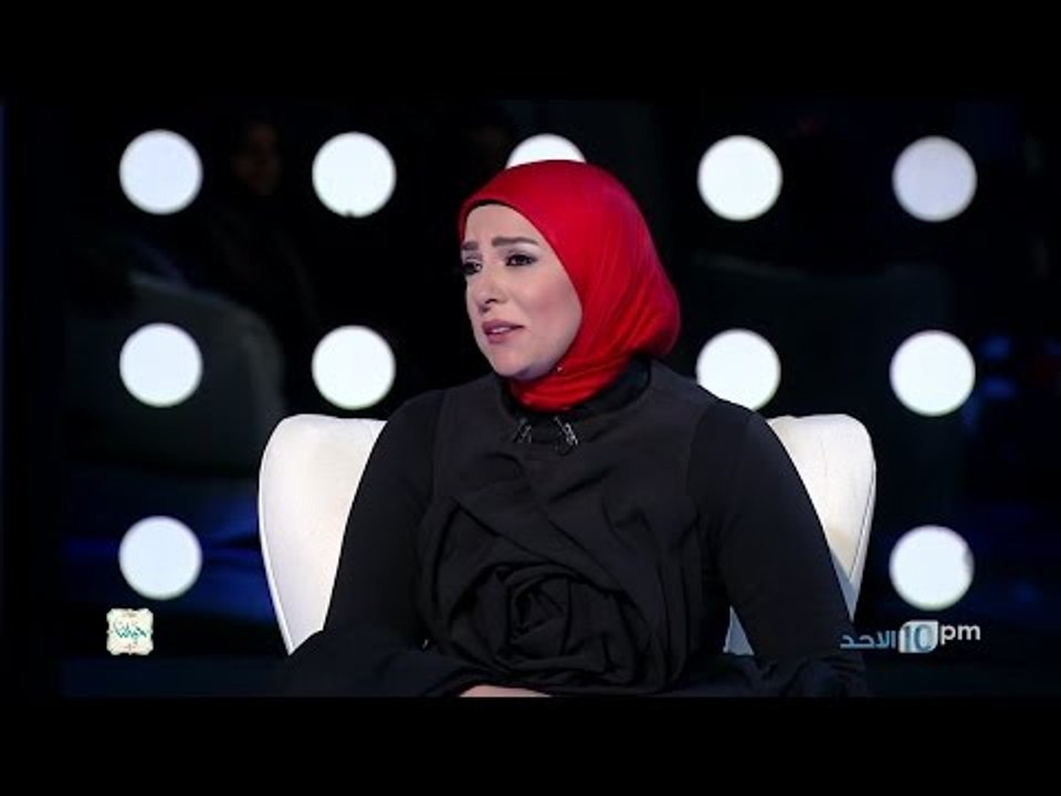 لحظات مؤثرة جدا من المشاعرالمختلطة للإعلامية دعاء فاروق اثناء تصويرالحلقة القادمة من  برنامج حياتنا
