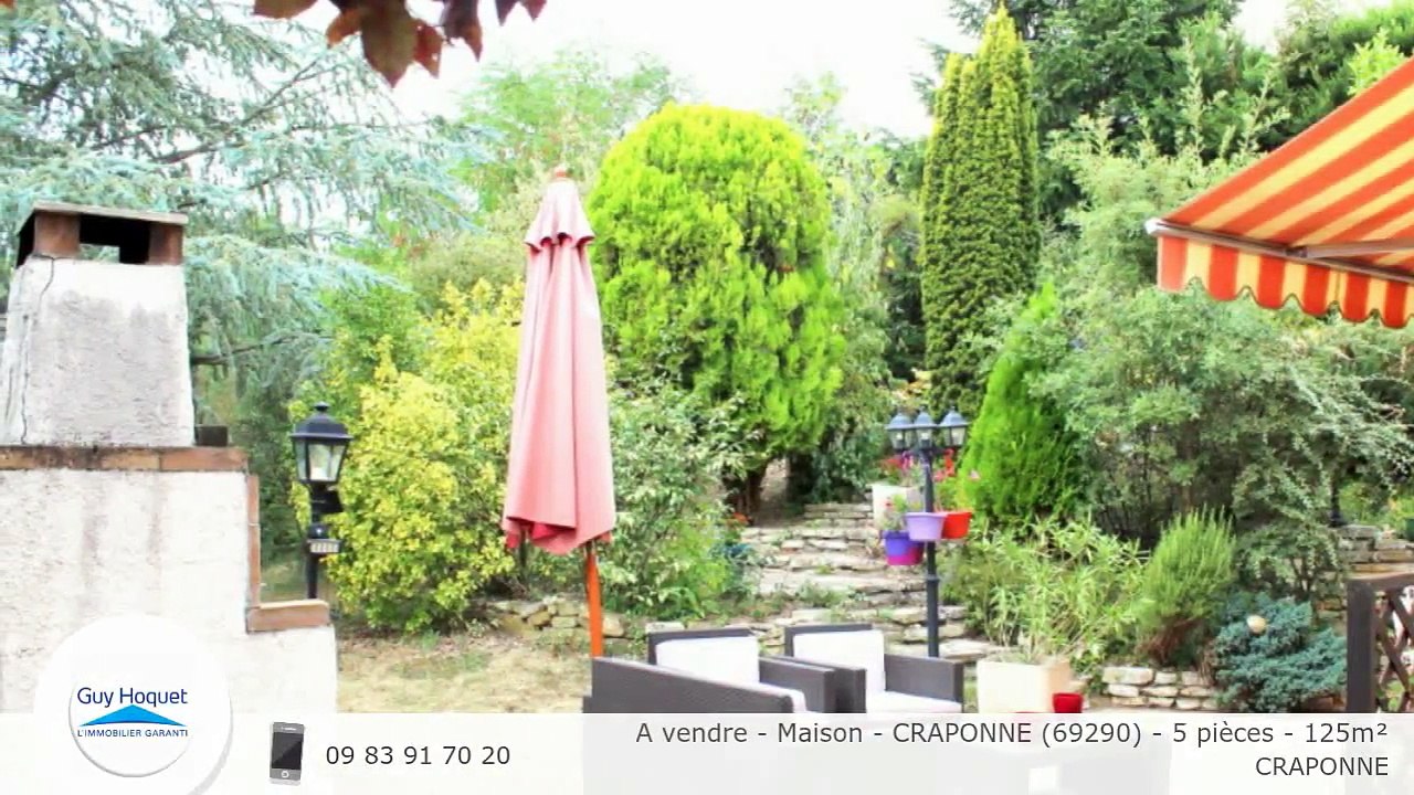 A vendre - Maison - CRAPONNE (69290) - 5 pièces - 125m²
