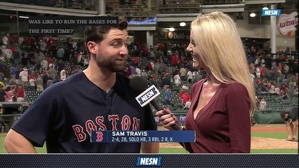 Sam Travis Will Never Forget First-Career MLB Home Run