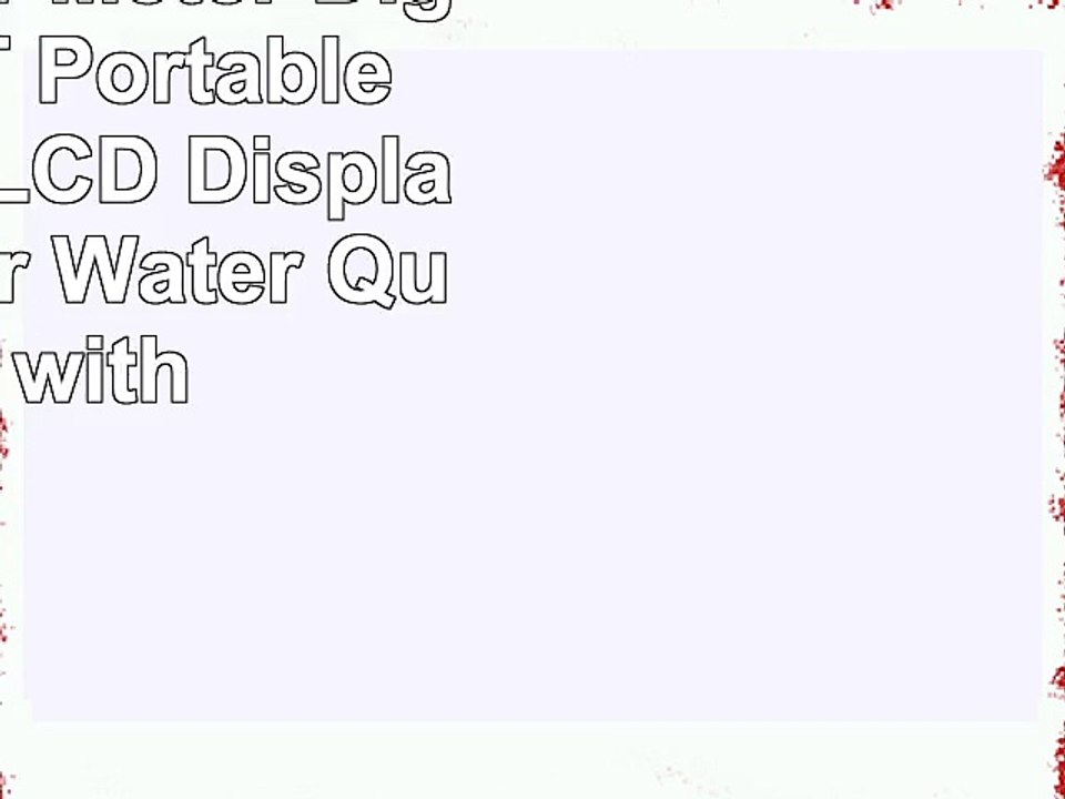 PH Monitor Meter Digital  QIYAT Portable Backlight LCD Display ph Tester Water Quality