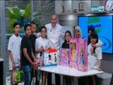 لقمة هنية يحتفل بيوم اليتيم مع الاطفال فى مسابقة تنافسية للطبخ مع الشيف علاء الشربيني