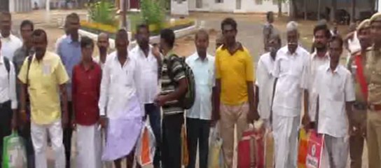 சிறையில் இருந்து விடுதலை ! மகிழ்ச்சியுடன் வீடு திரும்பினர்
