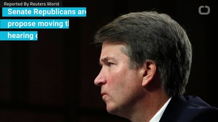 Senate Republicans To Propose Wednesday Hearing For Kavanaugh And Dr. Ford