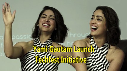 Yami Gautam Launch Of Techfest, IIT Bombay’s Social Initiative Speak - Stand To Express