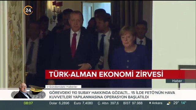 Berlin'de Türk-Alman ekonomi zirvesi yapıldı
