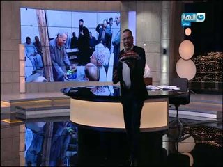 #اخر النهار  #جابر القرموطي يترك برنامجه لتوزيع شيكولاته احتفالا ببناء كنيسة بالمنيا