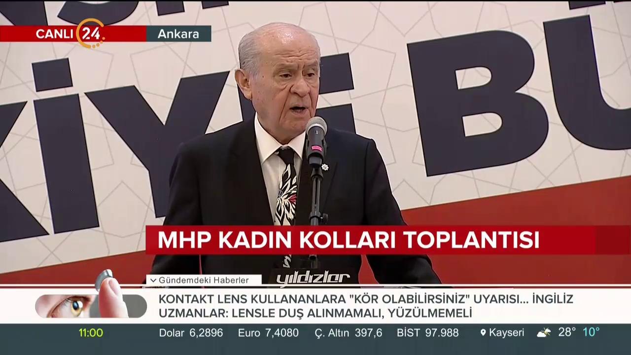 Devlet Bahçeli konuşuyor