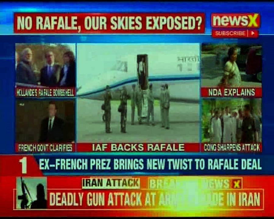 Rafale War: We didn't choose Ambani for deal, says former French President Francois Hollande