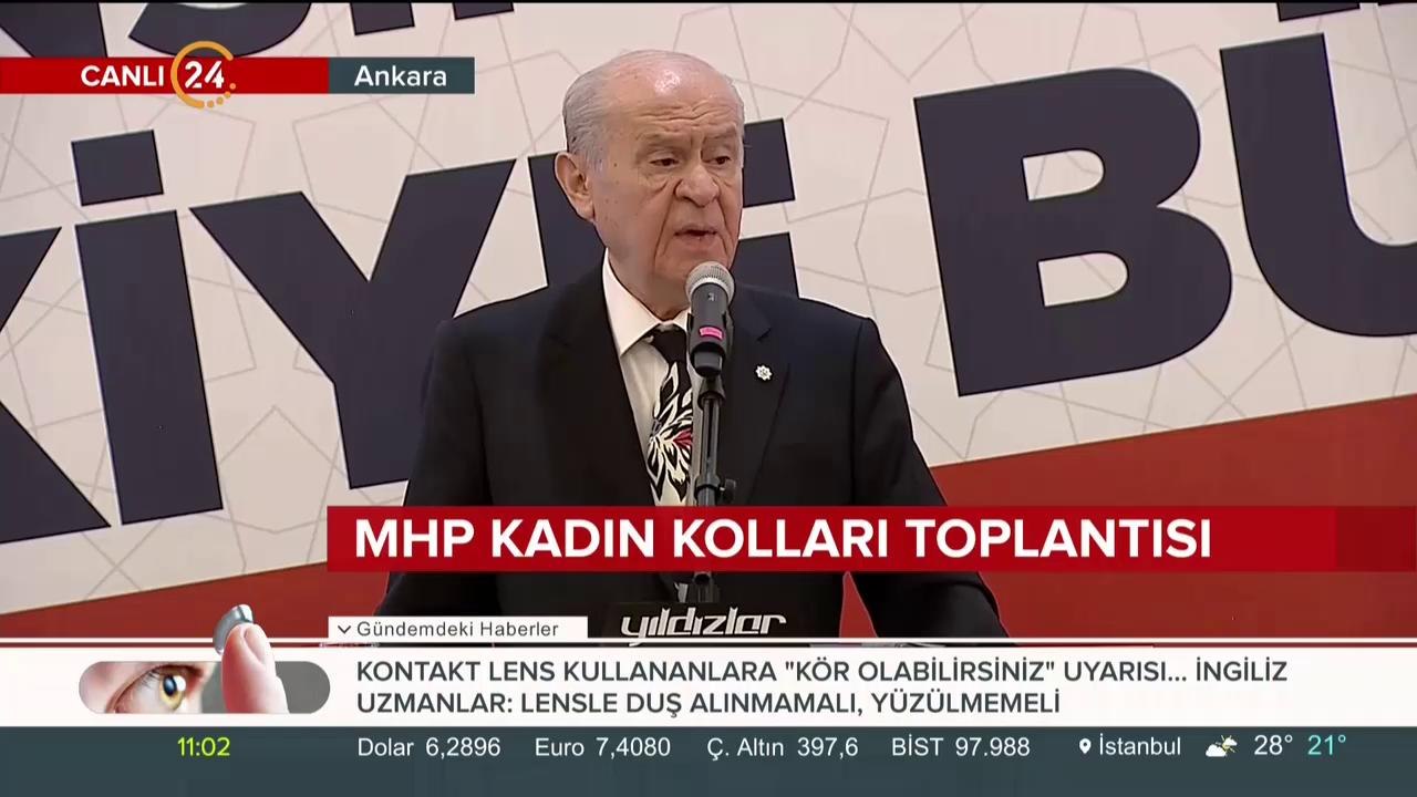 Devlet Bahçeli konuşuyor
