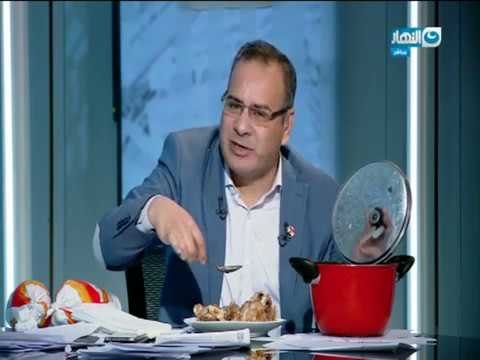 مانشيت القرموطي | لاول مرة في مصر طبخ الفراخ البرازيلي علي الهواء وجابر القرموطي ياكلها مع الشوربة