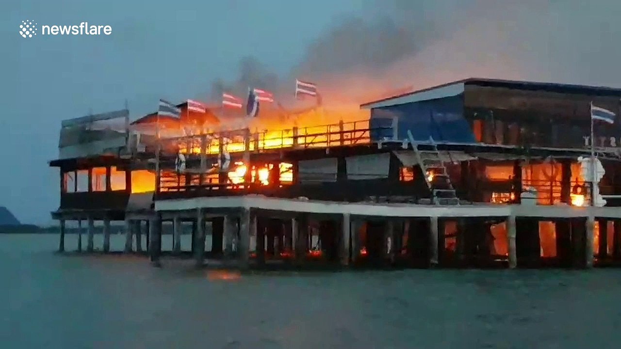Oyster farm and hotel ravaged after mosquito spray catches fire