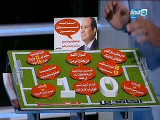 شاب يظهر بملعب كرة قدم صغير على الهواء تعقيباً على كلام الريس السيسي " إحنا جبنا جون "