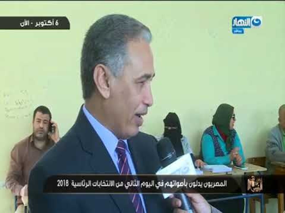 موعد مع الرئيس  لقاء مع المتشار حسام الدين ثابت رئيس اللجنة في المدرسة الفندقية