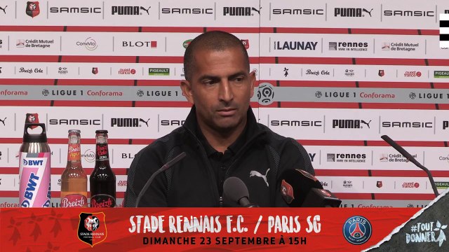 J6. Stade Rennais F.C. / PSG : Conférence de presse