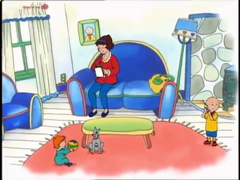 Caillou Folge 117 Ein Ausflug mit der U Bahn, Caillou am Strand