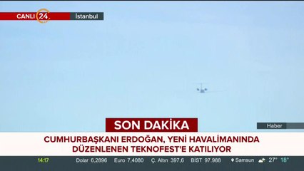 Başkan Erdoğan, TEKNOFEST'e F-16'lar eşliğinde geliyor
