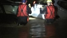 Rescue Operation Launched After People Become Stranded in Texas Floodwater