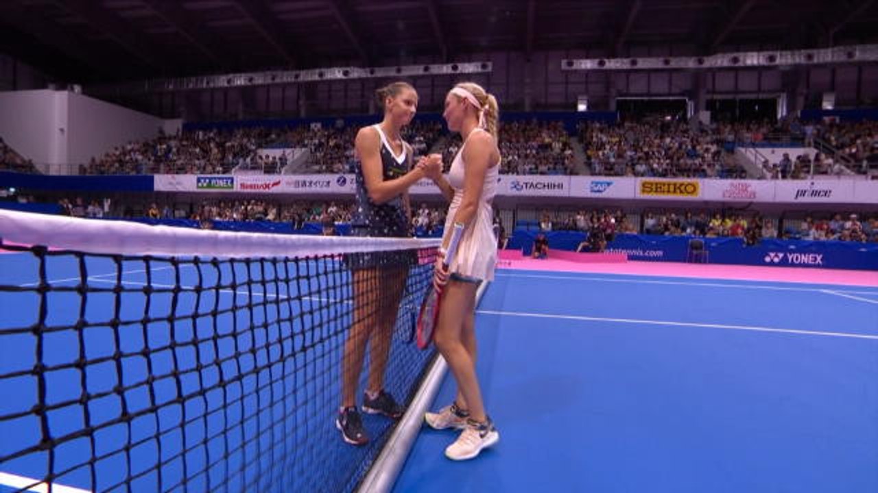 Tokyo - Pliskova se défait de Vekic et rejoint Osaka en finale