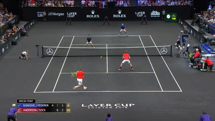 Laver Cup - Djokovic et Federer s'inclinent en double
