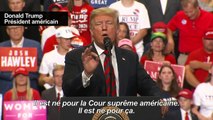 Trump crée une polémique en prenant la défense du juge Kavanaugh