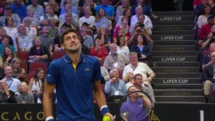 [영상] 조코비치, 페더러 강타 "헉, 나의 실수!" / YTN