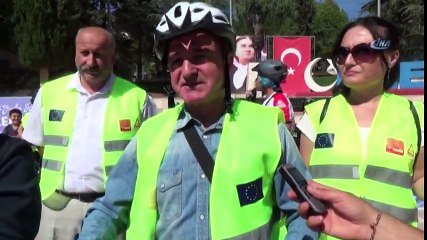 Sağlıklı Yaşam İçin 100 Kişilik Grup Pedal Çevirdi